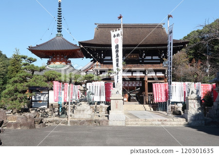 Ryusenji Temple Niomon Gate and Tahoto Pagoda in Moriyama Ward, Nagoya Ryusenji Temple Niomon Gate and Tahoto Pagoda in Moriyama Ward, Nagoya 120301635