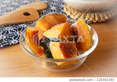 冷凍南瓜 南瓜解凍 冷凍南瓜 120302193