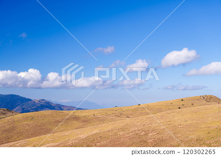 View of the Northern Alps from Kurumayama Plateau in autumn View of the Northern Alps from Kurumayama Plateau in autumn 120302265