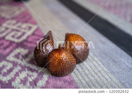 Snake fruit on the dining table of Ming Liang Snake fruit on the dining table of Ming Liang 120302632