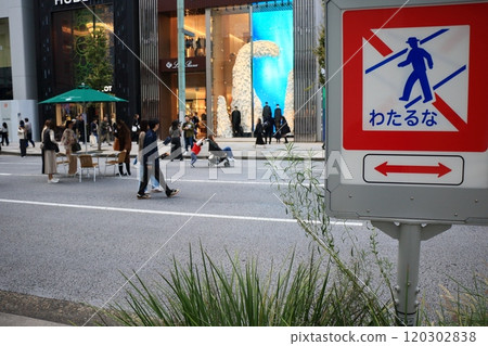 銀座街道上的步行天堂 120302838