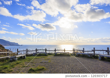 Late autumn scenery at Cape Kamui [Hokkaido] 120303717