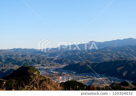 Izunokuni City, Shizuoka Prefecture_Southeast view from Heki Terrace 6_January 2024 120304832