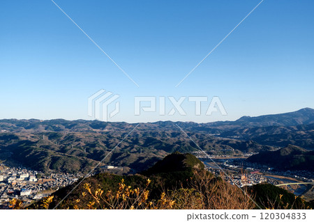 Izunokuni City, Shizuoka Prefecture_Southeast view from Heki Terrace 7_January 2024 120304833
