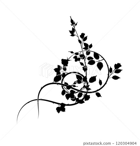 swirl small element pattern roses weaving plants swirl small element pattern roses weaving plants 120304904