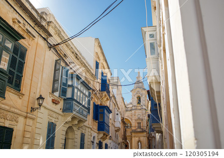 Sliema old town on Malta 120305194
