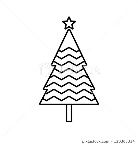 Christmas tree icon. Fir tree. Christmas tree icon. Fir tree. 120305334