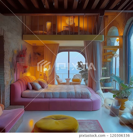 海邊粉色大床房 海邊粉色大床房 120306336