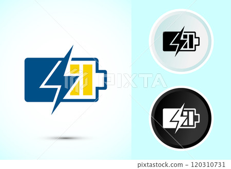 Battery Icon Design Illustration, Icon For Web and mobile application 120310731