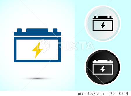 Battery Icon Design Illustration, Icon For Web and mobile application 120310739