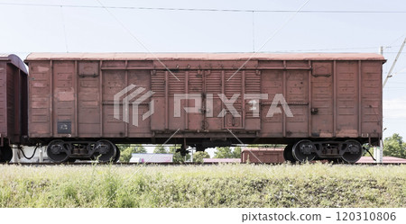 railway freight wagon railway freight wagon 120310806