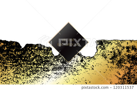 Black and gold abstract background design 120311537