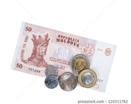 Some banknotes and coins of Moldova Some banknotes and coins of Moldova 120311762