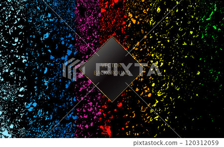 Colorful blots and splatters design abstract background Colorful blots and splatters design abstract background 120312059
