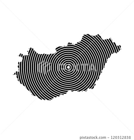 Hungary Map Icon 120312838