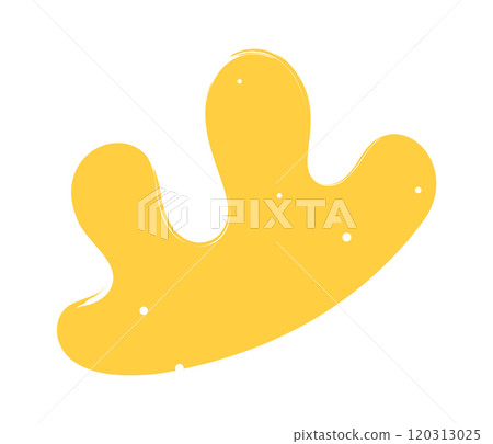 Yellow liquid blotch grunge design Yellow liquid blotch grunge design 120313025