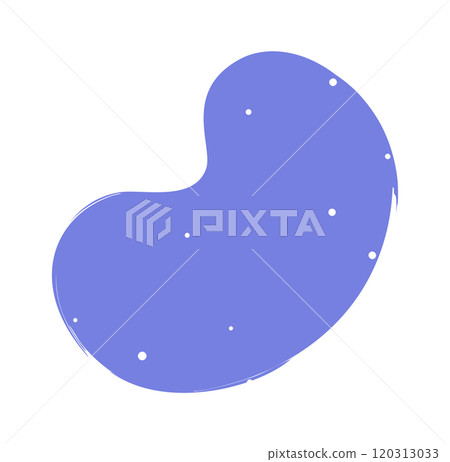 Random liquid blob shape element 120313033