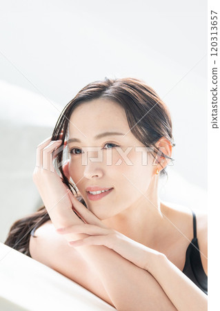 Esthetic image of young women image 120313657