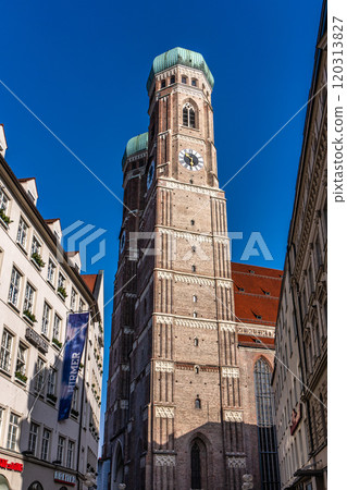 Munich, Germany - Nov 06, 2024: Famous Munich Cathedral, also called Cathedral of Our Dear Lady in Munich, Germany 120313827