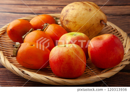 Autumn fruits 120313936