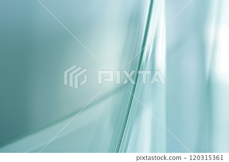 A glass window with a blue background 120315361