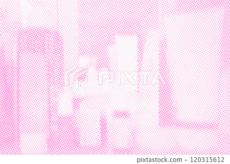 Halftone background with cosmetic bottles 120315612