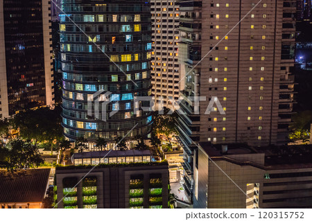 Skyscrapers in Kuala Lumpur, Malaysia City Center skyline 120315752