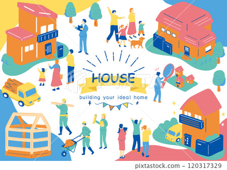 我家插畫素材集 120317329