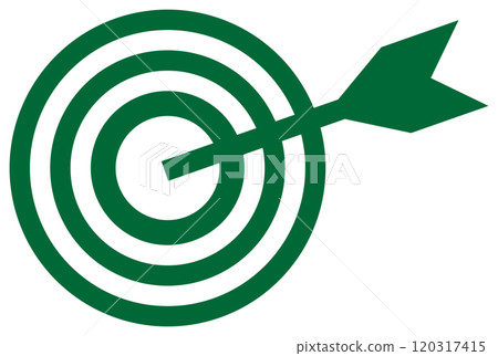 Target icon green 120317415