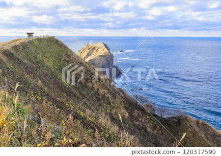 Cape Kamui enveloped in autumn breezes [Hokkaido] 120317590