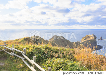 被秋風包裹的神威岬【北海道】 120317600