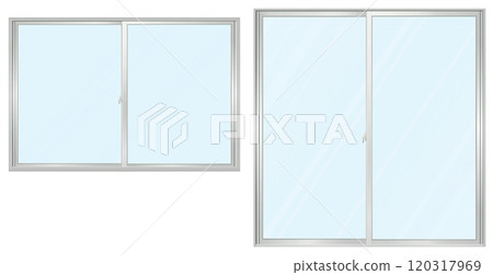 銀色推拉窗 2 種套裝 銀色推拉窗 2 種套裝 120317969