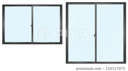 黑色滑動窗 2 種套裝 黑色滑動窗 2 種套裝 120317975