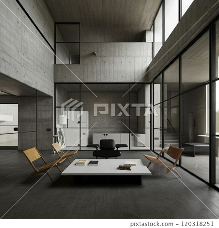 Sophisticated, future-oriented interior design: Modern interiors that create a comfortable space 120318251
