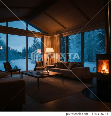 Sophisticated, future-oriented interior design: Modern interiors that create a comfortable space 120318281