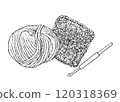 Knitting monochrome 120318369