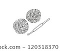 Knitting monochrome 120318370
