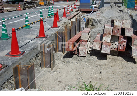 Earth retaining piles/civil engineering works 120319232