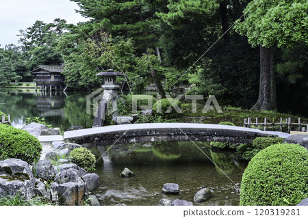 夏天的兼六園綠意盎然 夏天的兼六園綠意盎然 120319281
