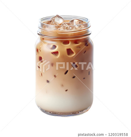 ice coffee in the jar glass 120319558