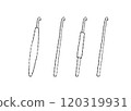 Knitting monochrome 120319931