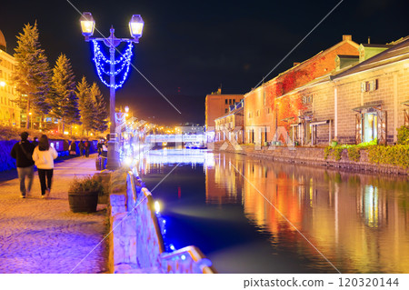 The Sparkle of Otaru Canal: Illuminations that Light Up the Nights in November 120320144