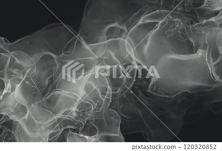 Smoke on black background dirty wall texture background 120320852