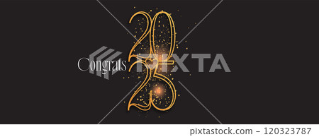 Congrats on the beautiful 2025 Illustration design Congrats on the beautiful 2025 Illustration design 120323787