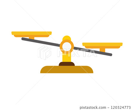 簡單的平衡圖商業插畫 120324773