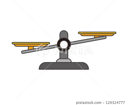 簡單的平衡圖商業插畫 120324777