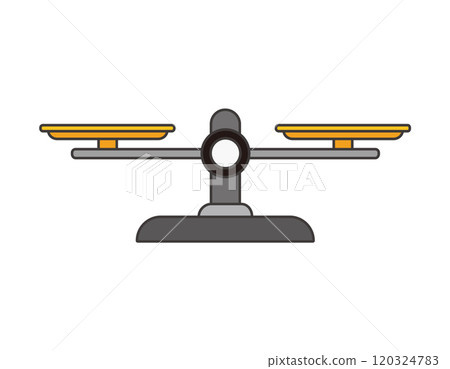 簡單的平衡圖商業插畫 120324783