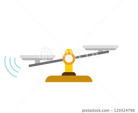 Simple illustration of a scale Business illustration 120324798