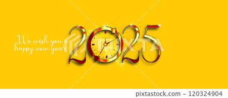 An artistic depiction of New Year 2025 An artistic depiction of New Year 2025 120324904