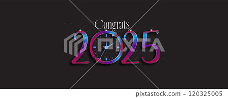 A stunning illustration for New Year 2025 A stunning illustration for New Year 2025 120325005